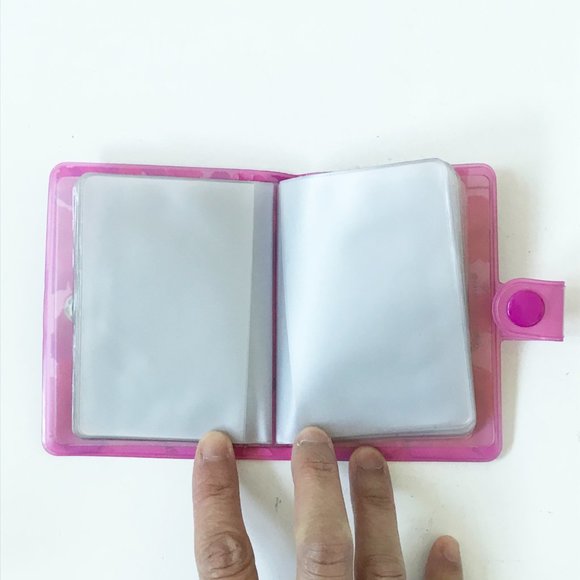 Vintage Hello Kitty Sanrio Pink Plastic Travel Floral Picture Picture Album Book - Picture 3 of 6